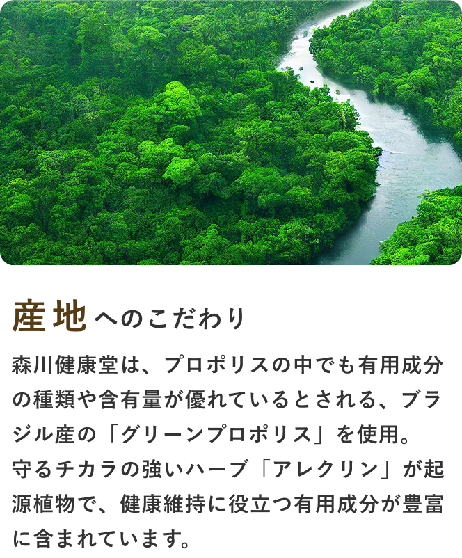 産地 へのこだわり