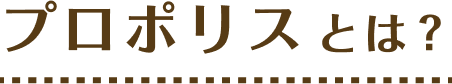 プロポリスとは？