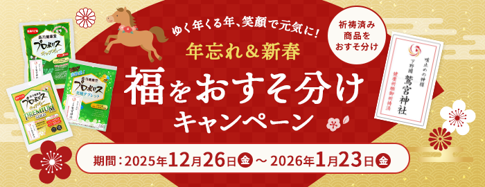 年末年始キャンペーン2025-2026